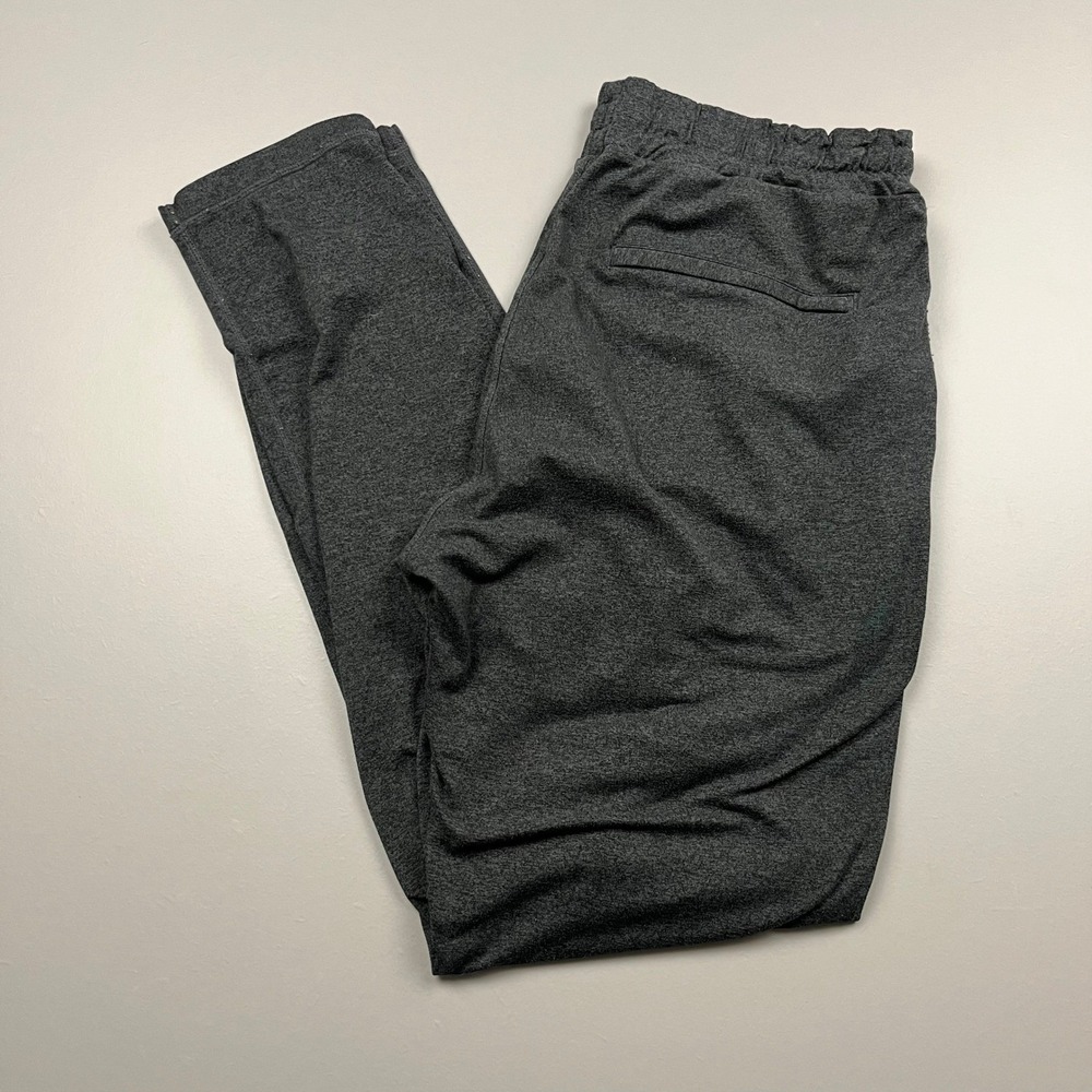 Vuori Performance Joggers Mens M/L Charcoal Gray Heather Drawstring Activewear